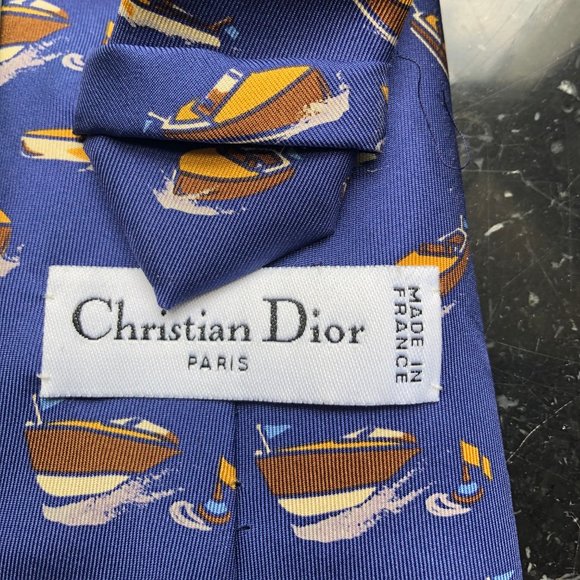 Christian Dior Silk Tie - Picture 2 of 2